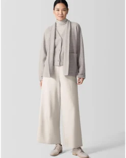 Eileen Fisher Lightweight Boiled Wool Vest