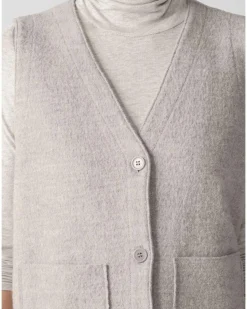 Eileen Fisher Lightweight Boiled Wool Vest