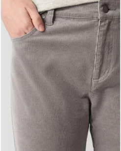 Eileen Fisher Organic Cotton Stretch Corduroy Straight Pant