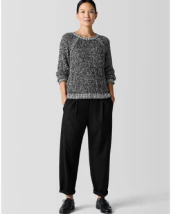 Eileen Fisher Organic Cotton Boucle Sweater
