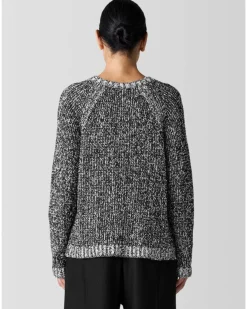 Eileen Fisher Organic Cotton Boucle Sweater