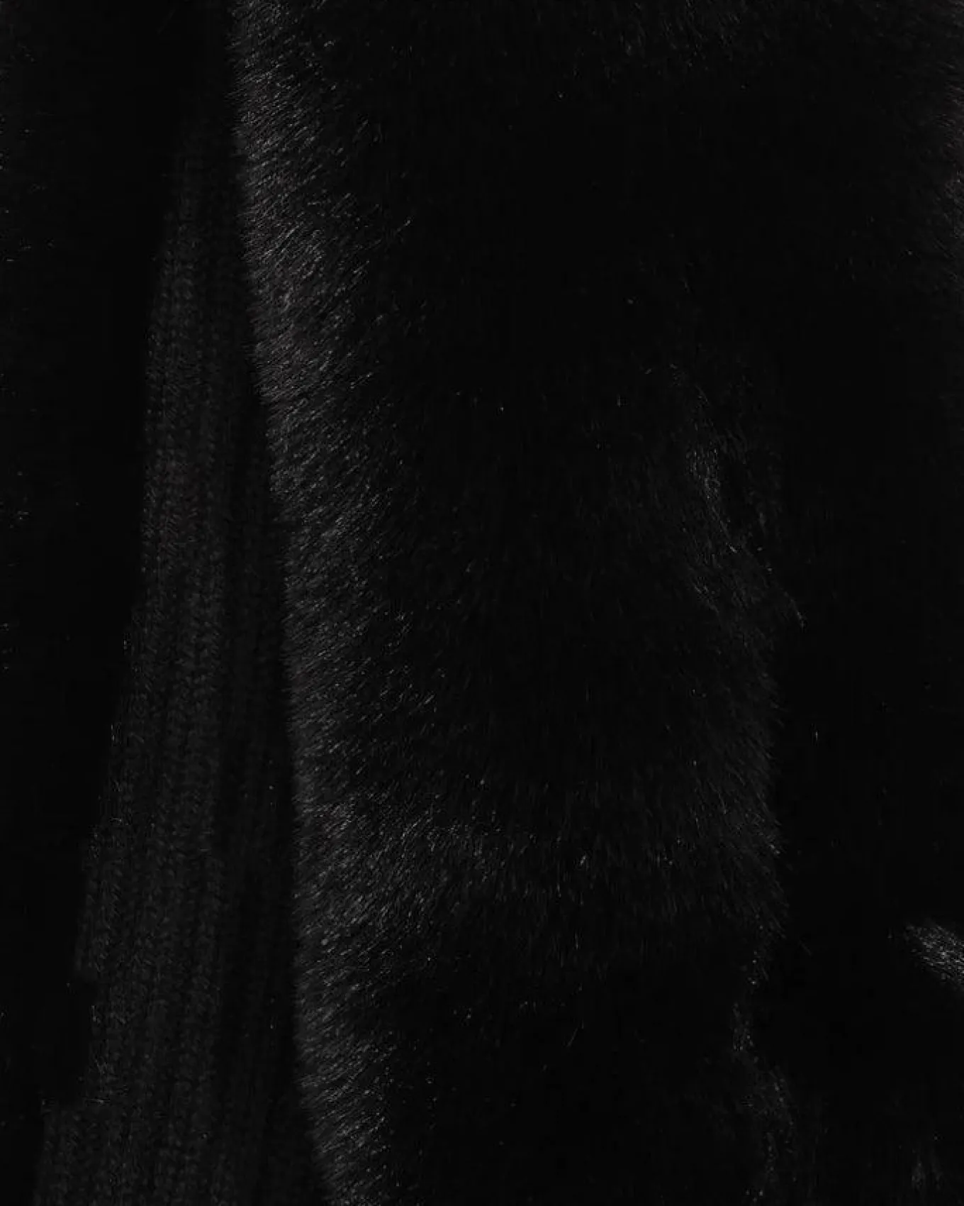 Faux Fur Pull Through Scarf