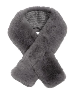 Faux Fur Pull Through Scarf