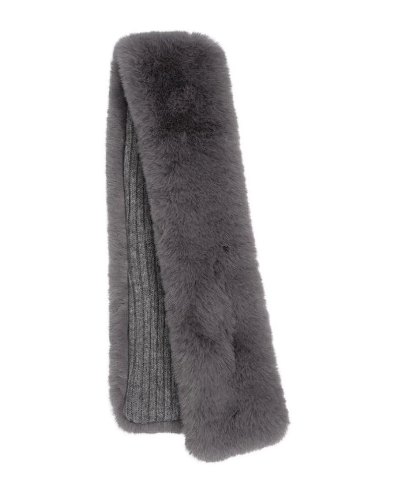 Faux Fur Pull Through Scarf