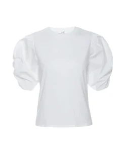 Frame Pleated Puff Sleeve Tee