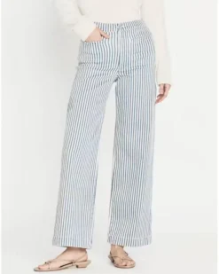 Frame Tailored Nautical Striped Trouser