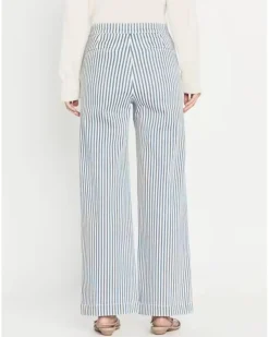 Frame Tailored Nautical Striped Trouser
