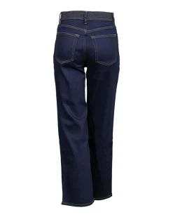 Frame Trapunto Straight Leg Jeans
