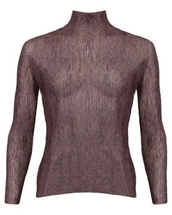 Hugo Boss Emata Snake Print Tulle Top