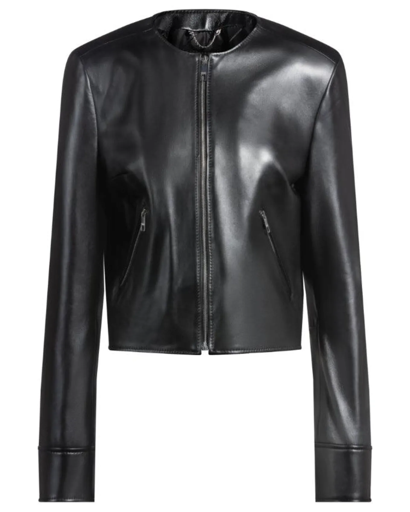 Hugo Boss Sadenita Leather Jacket