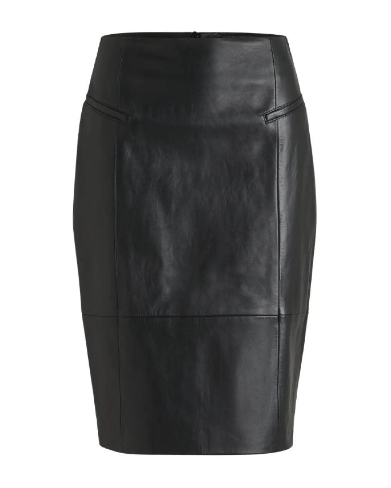 Hugo Boss Sepaco Leather Pencil Skirt