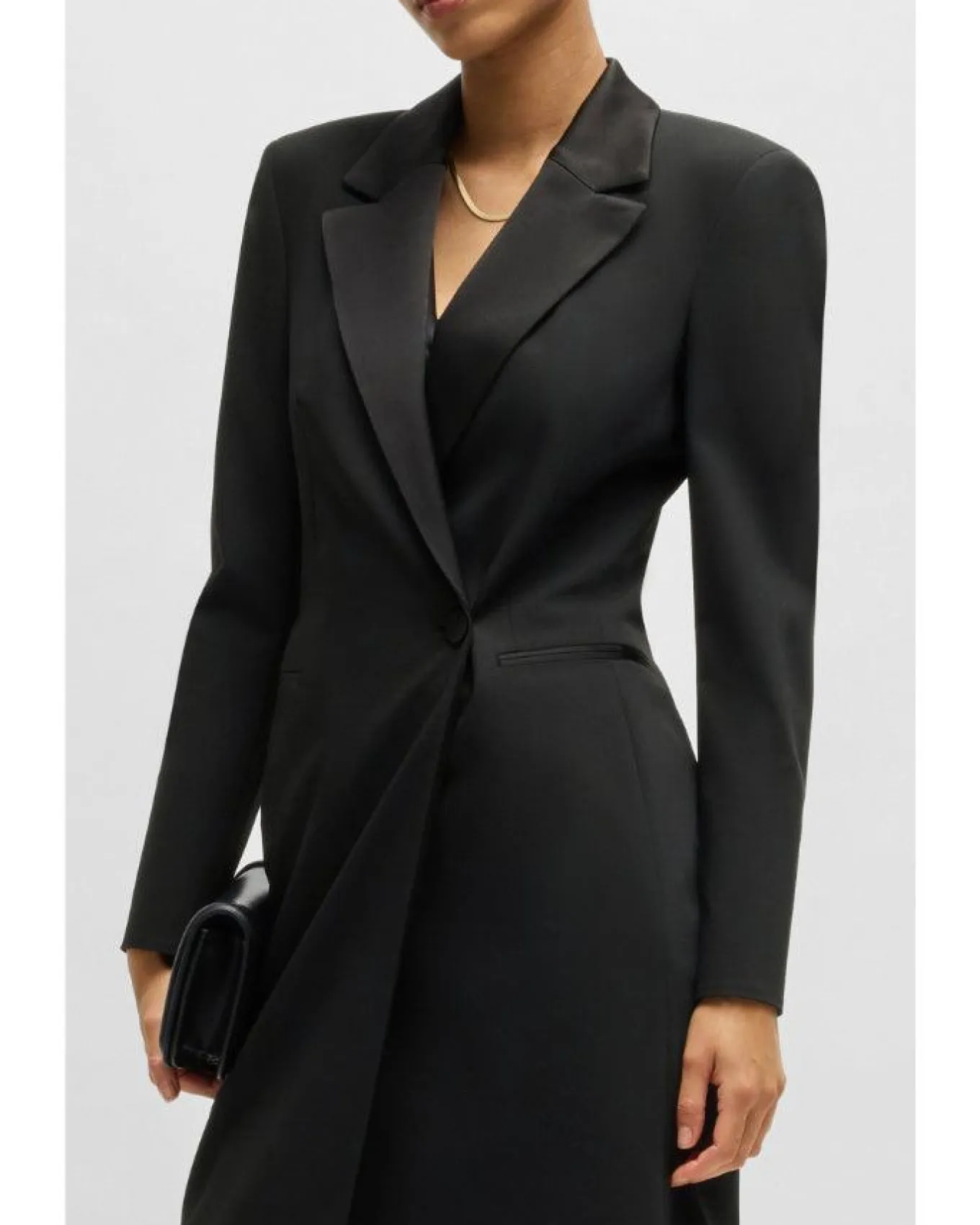 Hugo Dackea Tuxedo Dress