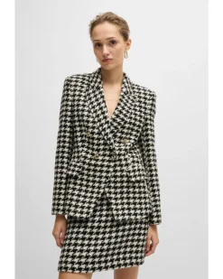 Hugo JIA-DB2 Houndstooth Jacket