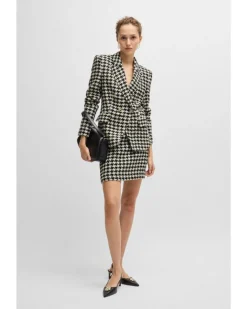 Hugo JIA-DB2 Houndstooth Jacket