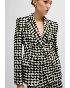 Hugo JIA-DB2 Houndstooth Jacket