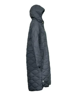 Ilse Jacobsen Long Quilted Hooded Coat