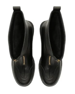 Ilse Jacobsen Miley Leather Front Zip Calf Boot