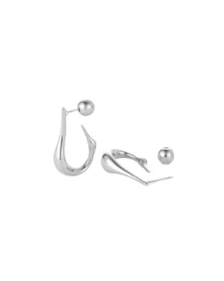 Jenny Bird Colette Hoops Silver Small