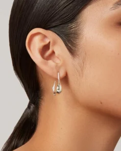 Jenny Bird Colette Hoops Silver Small