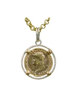 Karyn Chopik Roman Coin Necklace