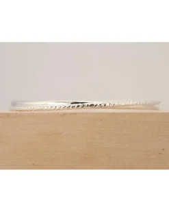 Karyn Chopik Silver Grecian Twist Bangle