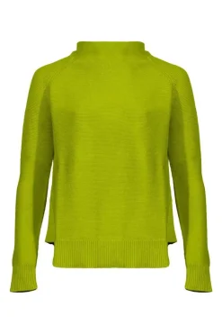Kinross Cashmere Garter Funnel Neck Pullover