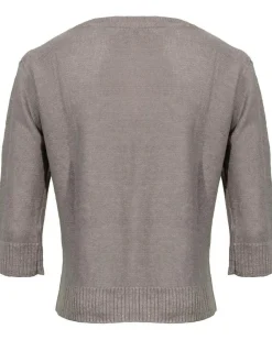 Kinross Cashmere Textured Easy Linen Pullover