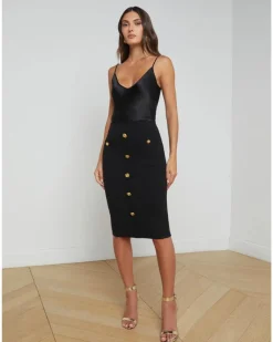 L'Agence Amira Pencil Skirt