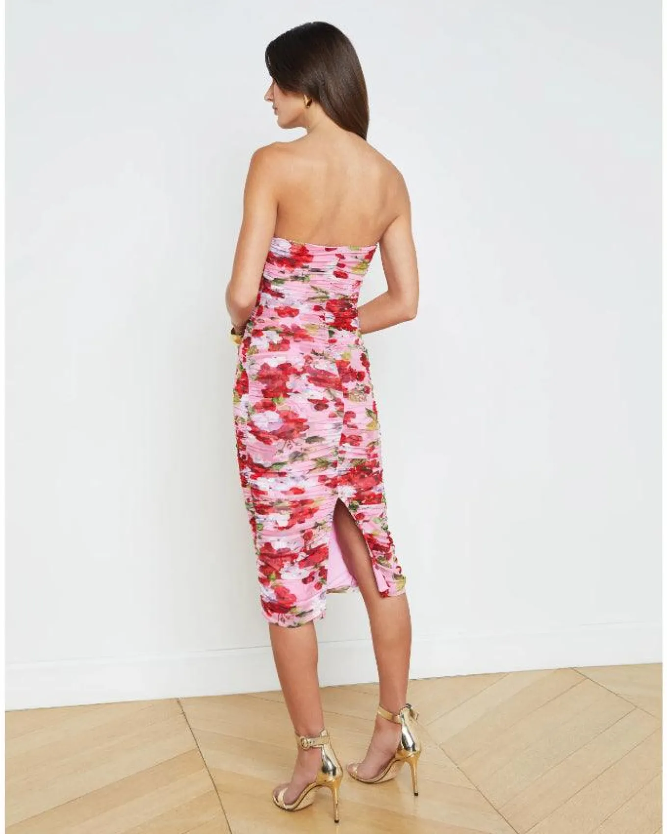 L'Agence Caprice Midi Dress