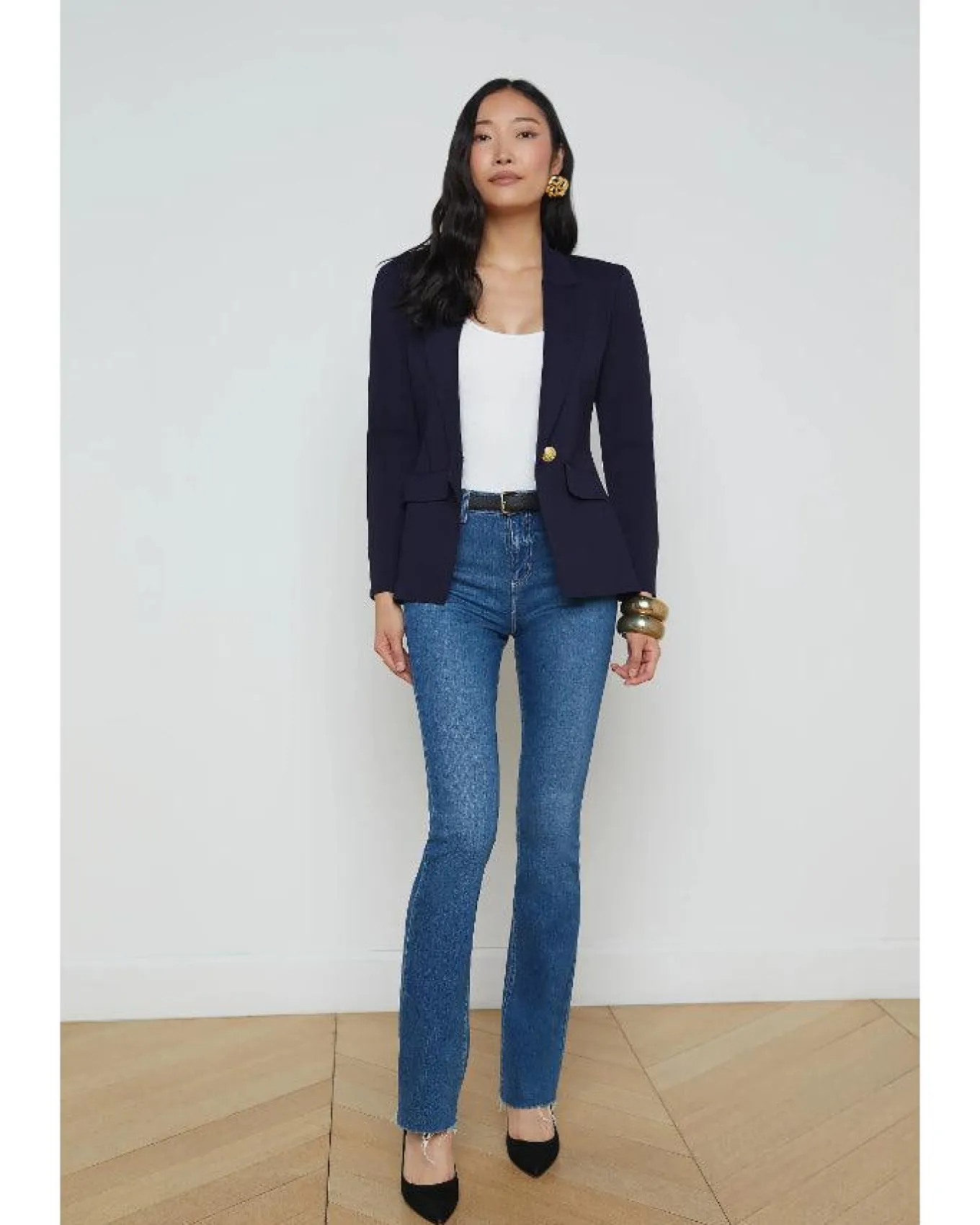 L'Agence Chamberlain Knit Blazer