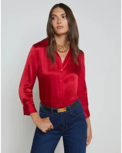L'Agence Dani 3/4 Sleeve Blouse