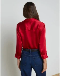 L'Agence Dani 3/4 Sleeve Blouse