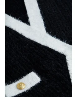 L'Agence Georgia Contrast Cardigan Blazer