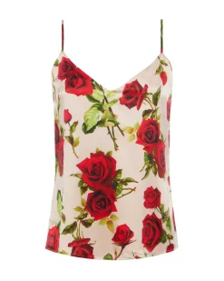 L'Agence Jane Silk Romantic Rose Camisole