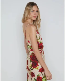 L'Agence Jane Silk Romantic Rose Camisole