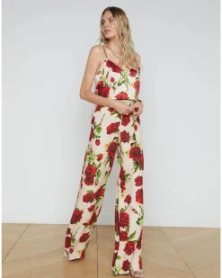L'Agence Jane Silk Romantic Rose Camisole