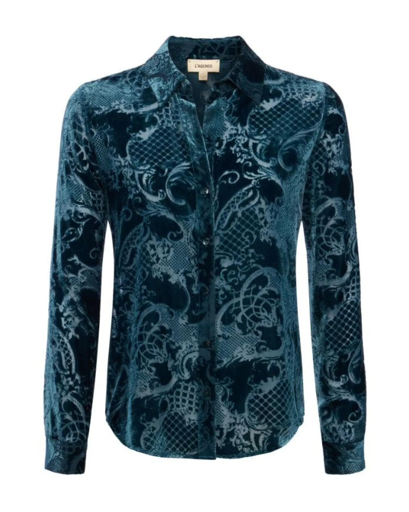 L'Agence Laurent Velvet Blouse