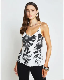 L'Agence Lexi Palm Leaves Camisole