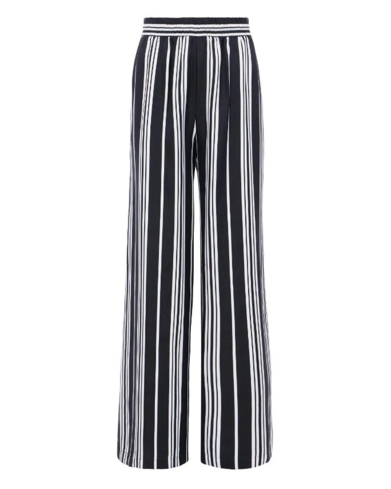 L'Agence Lillian Wide Leg Stripe Pant