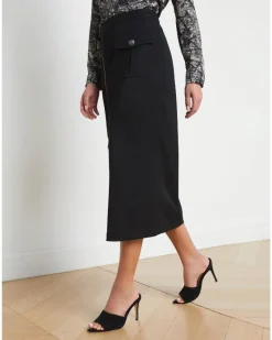 L’Agence Maverick Cargo Pencil Skirt