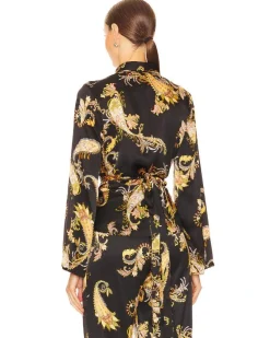 L'Agence Olive Wrap Blouse