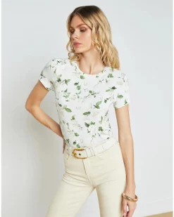 L'Agence Resse Soft Floral Tee