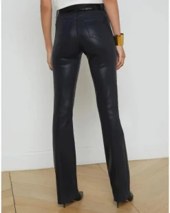 L'Agence Ruth Coated Straight Leg Jean