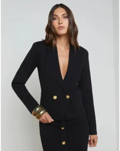 L'Agence Sofia Knit Blazer