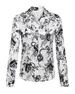 L'Agence Tyler Baroque Floral Blouse