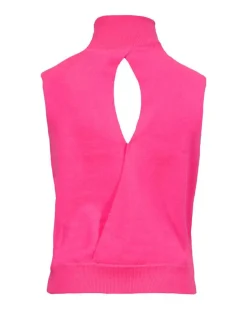 Lawrence Cashmere Turtleneck Tank Top