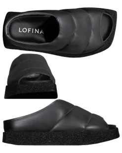 Lofina Angular Toe Quilted Sandal