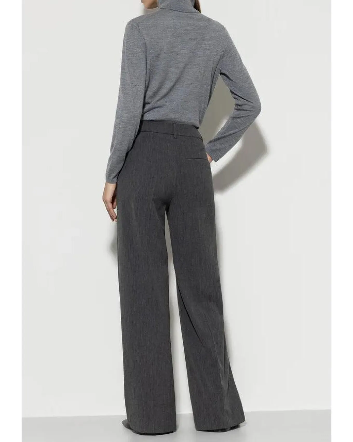 Luisa Cerano Cashmere Blend Wide Leg Pant