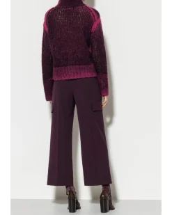 Luisa Cerano Cropped Pleated Cargo Pants