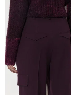 Luisa Cerano Cropped Pleated Cargo Pants